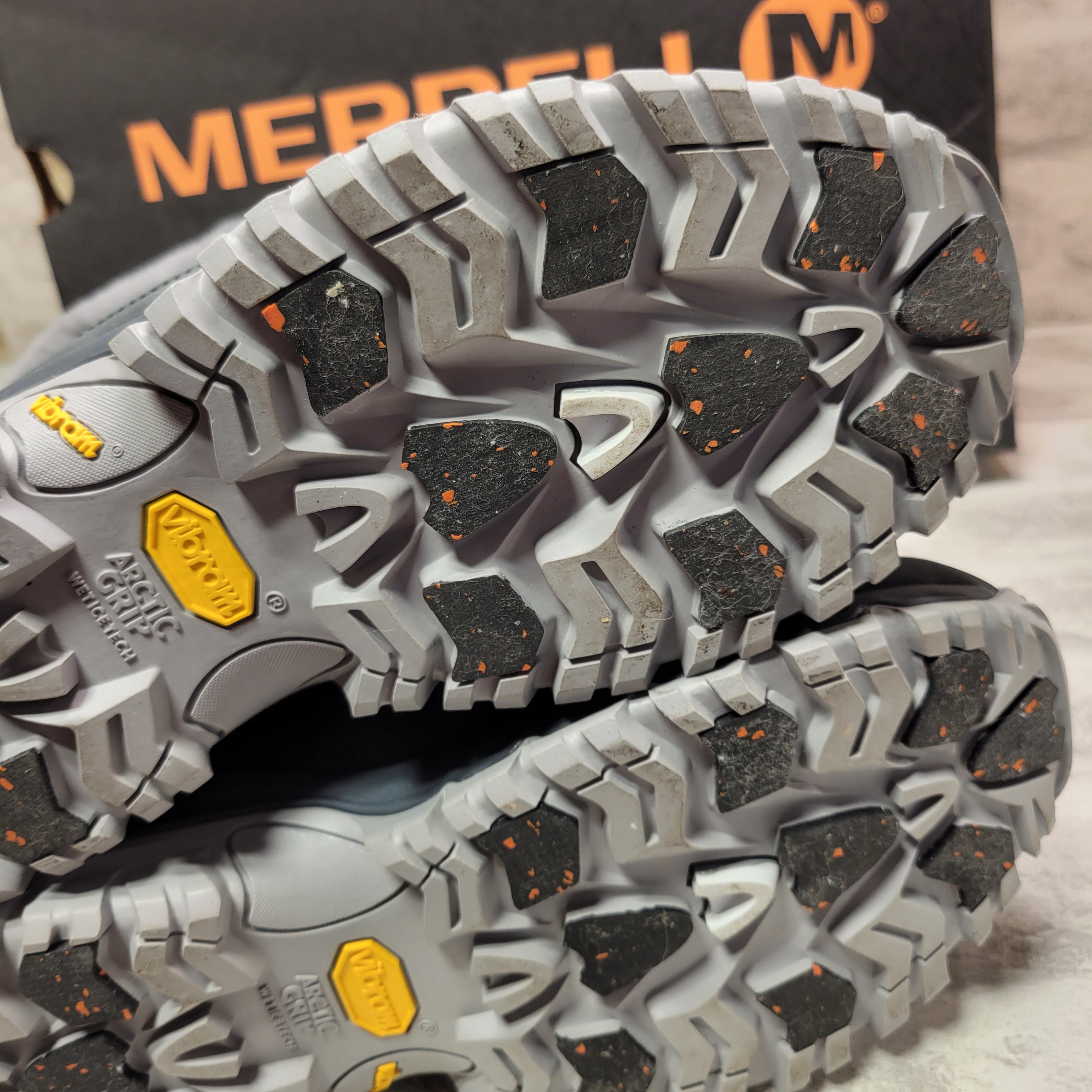 Merrell Women's Thermo Rhea Mid Waterproof Snow Boot (7.5, Granite 1) (7774554947822)